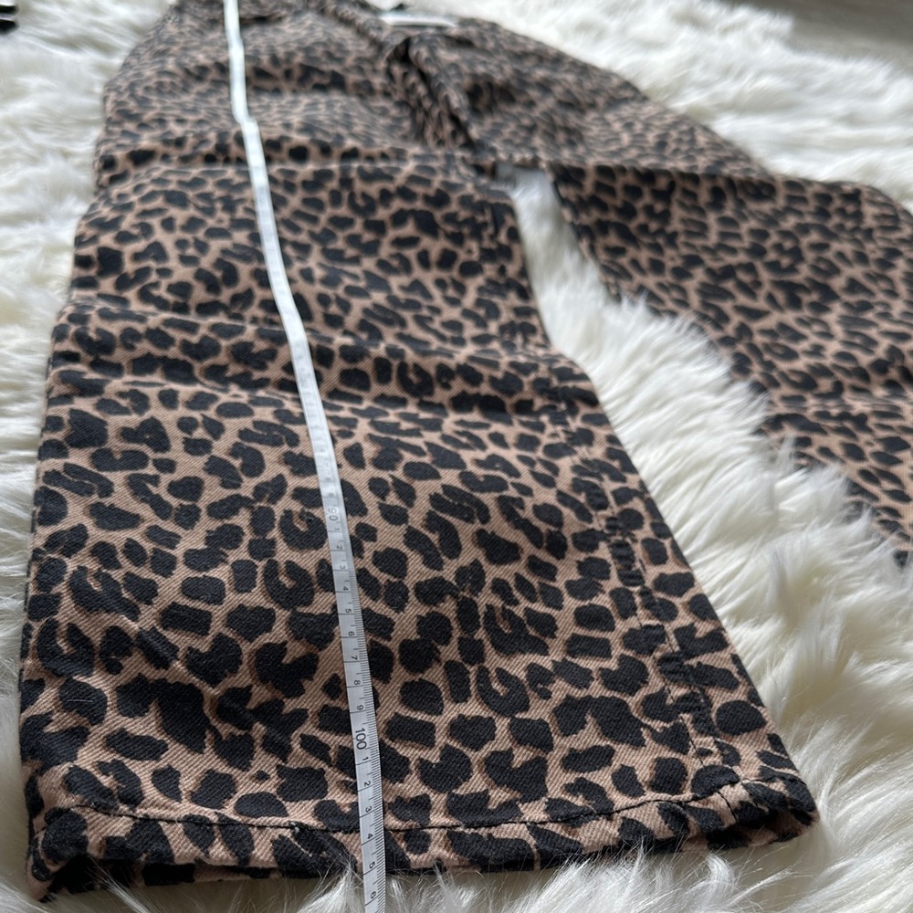 Reformation Black and Tan Animal Print Pants - Picture 9 of 12